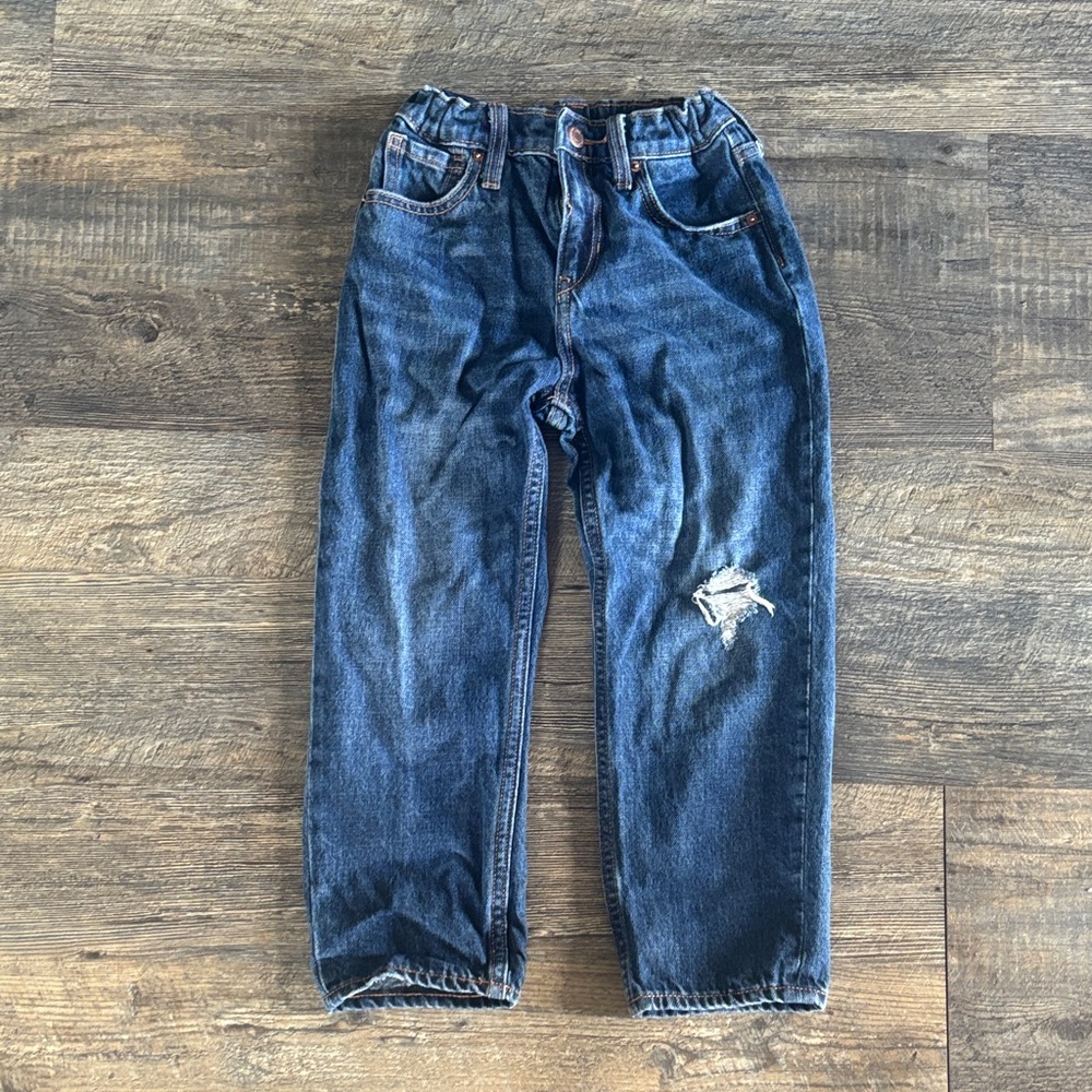 Old Navy Kids Dark Blue Jeans with Rip Detail